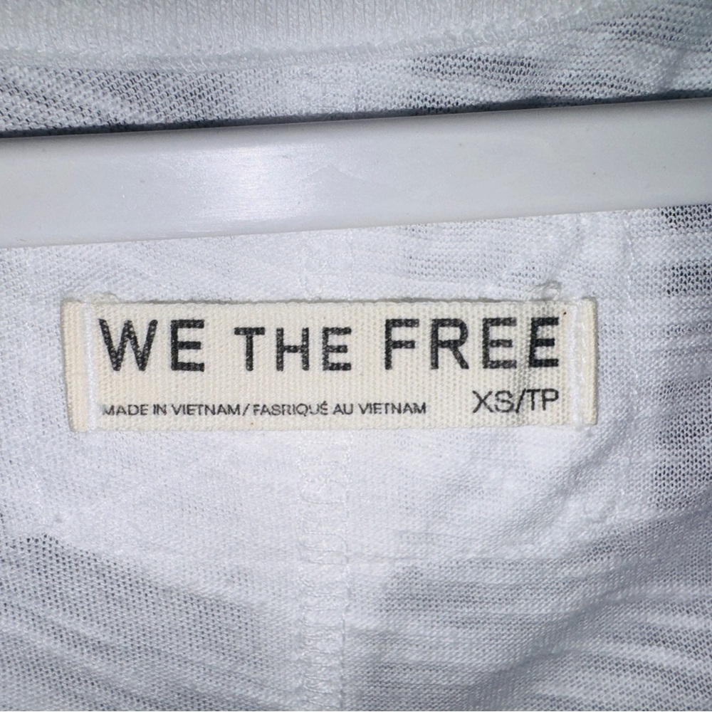 Free People We The Free Take 2 Tee 🌾 Ivory 🌾 Size XS 🌾 Sold Out - Picture 9 of 10